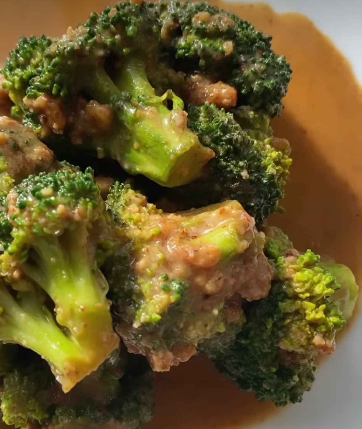 Claire Hahn's Winter Broccoli Salad on a plare | Adashiko Collagen | 100% Natural Skincare