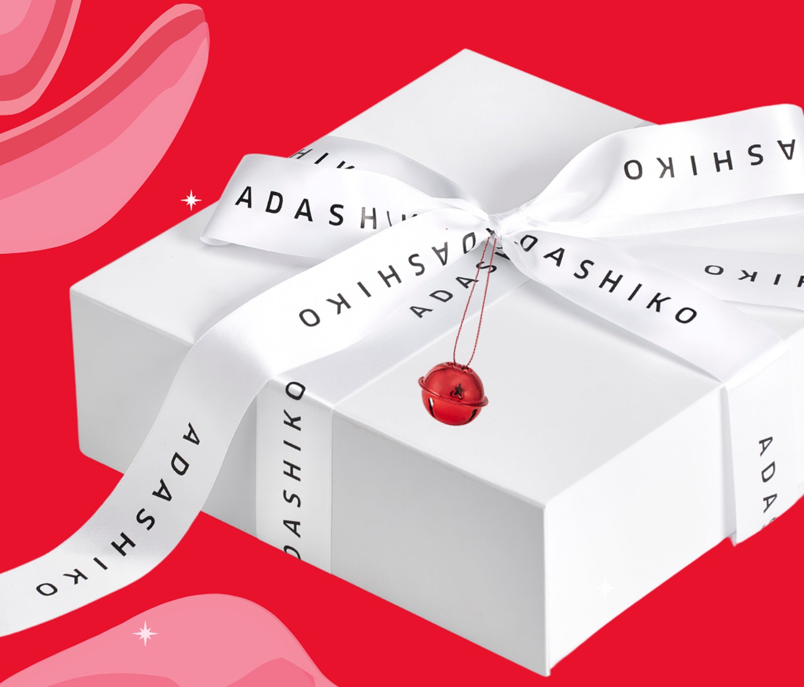Adashiko Gift Box - closed with ribbon bow | Adashiko Collagen | 100% Natural Skincare