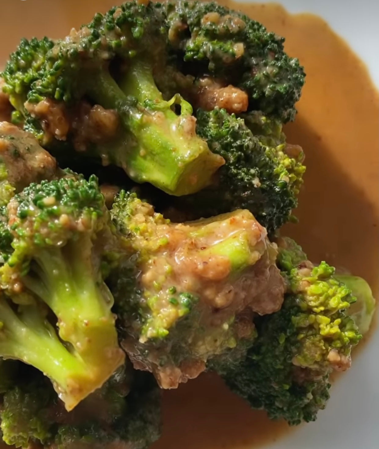 Claire Hahn's Winter Broccoli Salad on a plare | Adashiko Collagen | 100% Natural Skincare