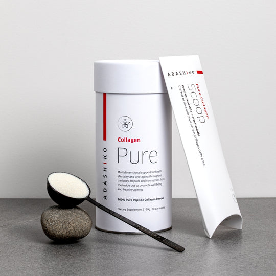 Tub of Pure Collagen Powder with Scoop (sold separately) | Adashiko Collagen | 100% Natural Skincare