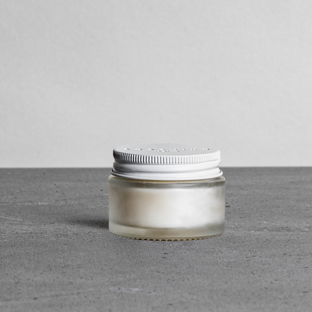 Collagen + Noni Gel 10ml jar against a grey background | Adashiko Collagen | 100% Natural Skincare